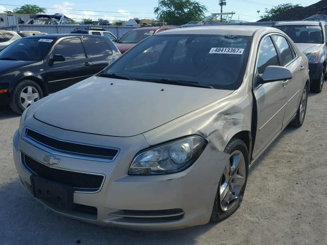 1G1ZH57BX94264720 - 2009 CHEVROLET MALIBU 1LT GOLD photo 2