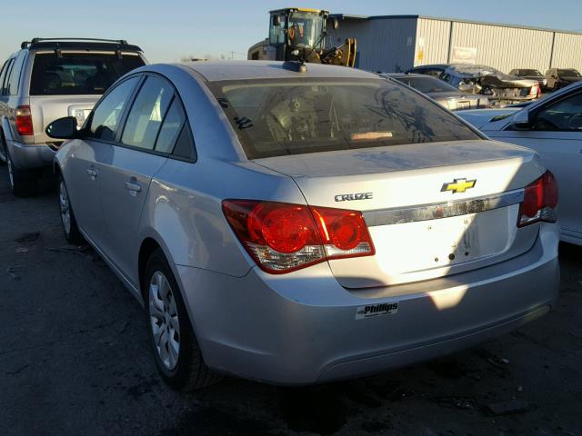 1G1PC5SH8G7112321 - 2016 CHEVROLET CRUZE LIMI GRAY photo 3