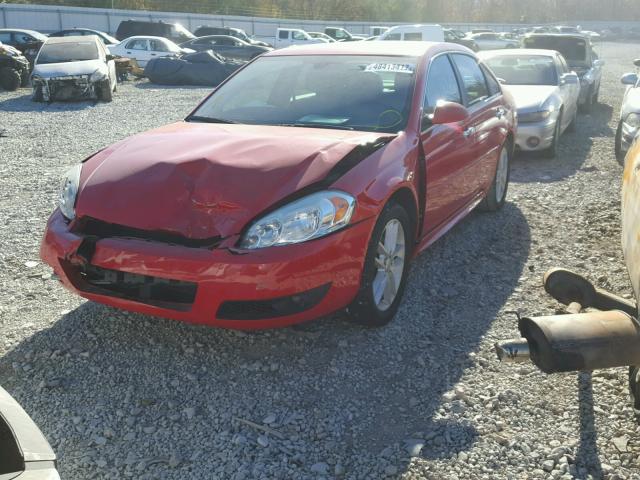 2G1WC5E39D1225277 - 2013 CHEVROLET IMPALA LTZ RED photo 2