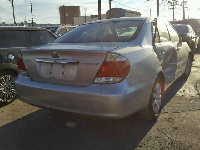 4T1BE32KX6U643933 - 2006 TOYOTA CAMRY LE SILVER photo 4