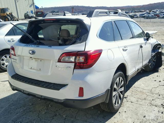 4S4BSANC2H3215462 - 2017 SUBARU OUTBACK 2. WHITE photo 4