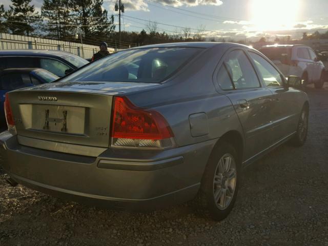 YV1RH592572611426 - 2007 VOLVO S60 2.5T GREEN photo 4