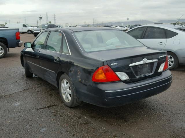 4T1BF28B6YU028474 - 2000 TOYOTA AVALON XL BLACK photo 3