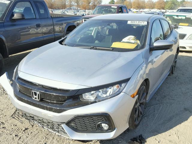 SHHFK7H49HU224819 - 2017 HONDA CIVIC SPOR SILVER photo 2