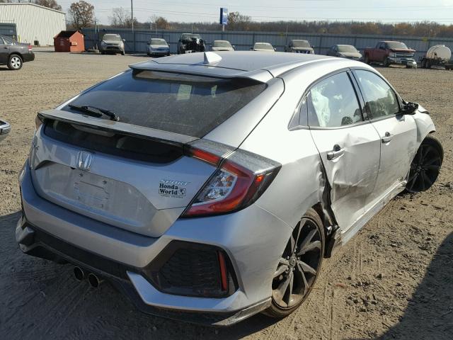 SHHFK7H49HU224819 - 2017 HONDA CIVIC SPOR SILVER photo 4