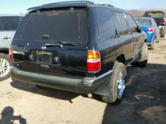 JN8AR05Y1WW231850 - 1998 NISSAN PATHFINDER BLACK photo 4