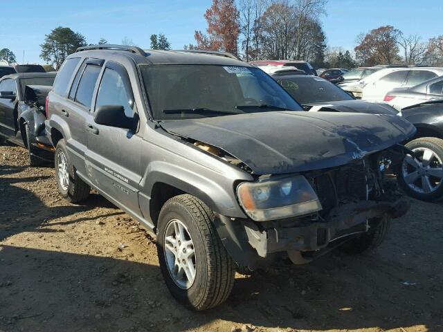 1J4GX48S04C242485 - 2004 JEEP GRAND CHER GRAY photo 1