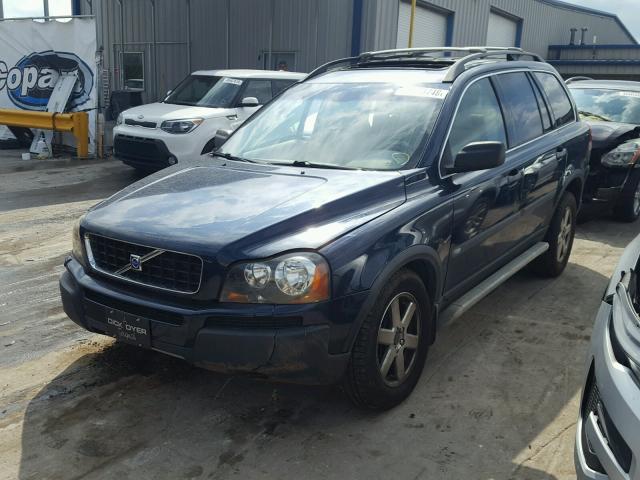 YV1CZ59H041099292 - 2004 VOLVO XC90 BLUE photo 2