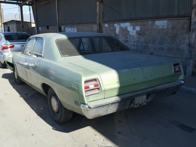 9R31F155854 - 1969 FORD FAIRLANE GREEN photo 3