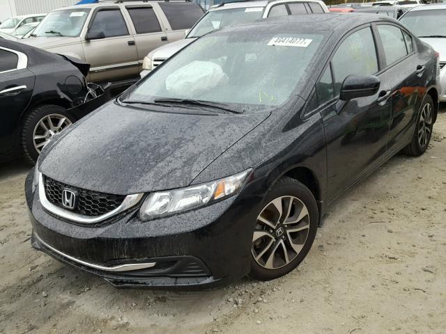 19XFB2F82EE074788 - 2014 HONDA CIVIC EX BLACK photo 2