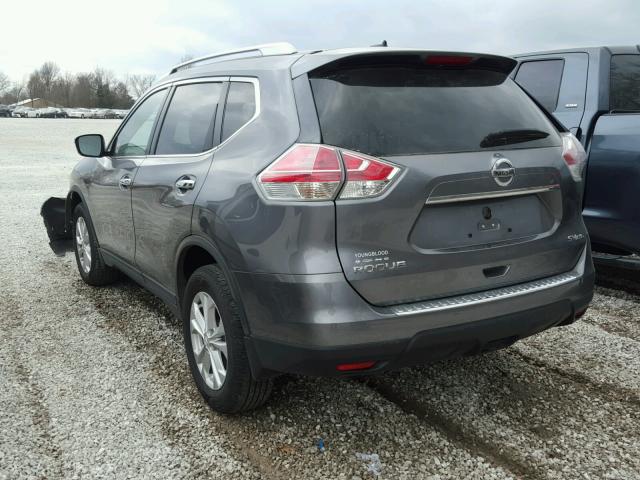 KNMAT2MV8GP734626 - 2016 NISSAN ROGUE S GRAY photo 3