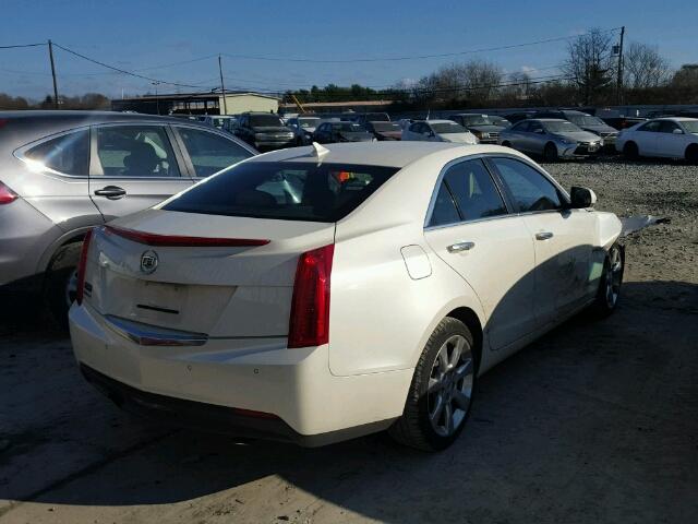 1G6AB5RA1D0123872 - 2013 CADILLAC ATS LUXURY WHITE photo 4