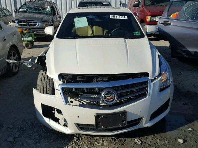 1G6AB5RA1D0123872 - 2013 CADILLAC ATS LUXURY WHITE photo 9