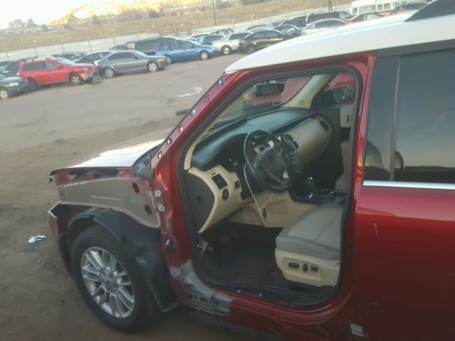 2FMHK6C82DBD36914 - 2013 FORD FLEX SEL Կարմիր լուսանկար 10