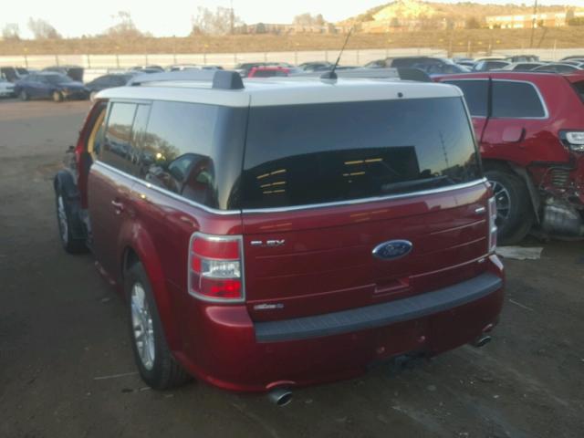2FMHK6C82DBD36914 - 2013 FORD FLEX SEL Կարմիր լուսանկար 3