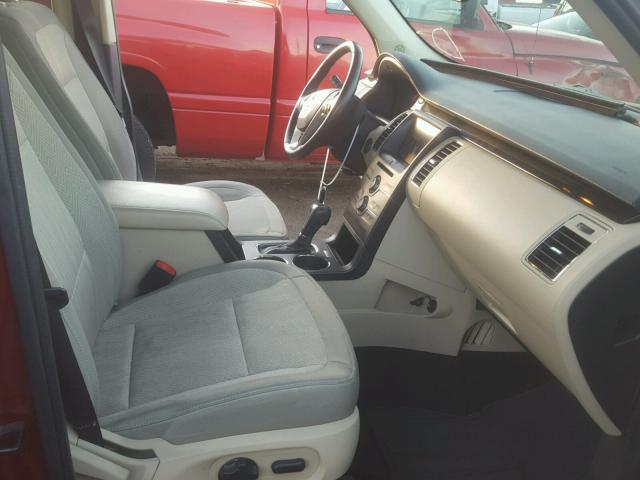 2FMHK6C82DBD36914 - 2013 FORD FLEX SEL Կարմիր լուսանկար 5