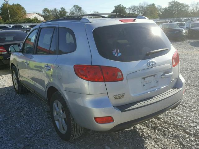 5NMSH13E97H088667 - 2007 HYUNDAI SANTA FE S SILVER photo 3