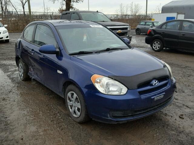 KMHCN35C68U063011 - 2008 HYUNDAI ACCENT BAS BLUE photo 1