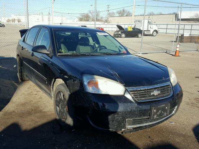 1G1ZT51826F301657 - 2006 CHEVROLET MALIBU LT BLACK photo 1