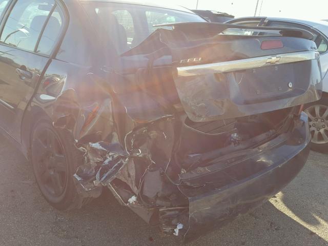 1G1ZT51826F301657 - 2006 CHEVROLET MALIBU LT BLACK photo 9