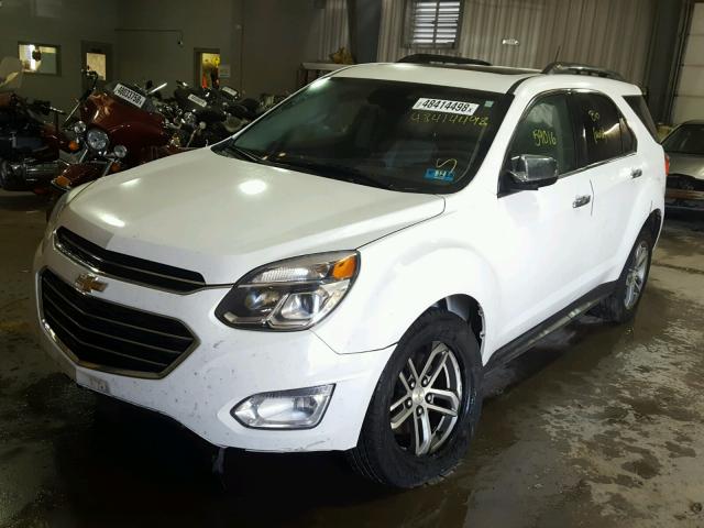 2GNFLGE36H6224638 - 2017 CHEVROLET EQUINOX PR WHITE photo 2