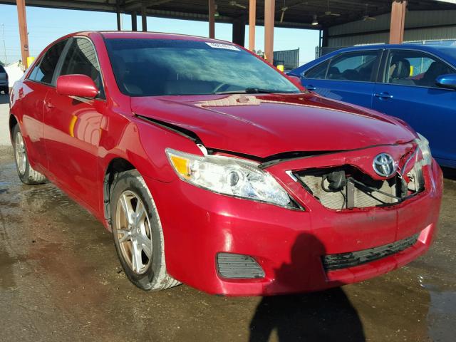 4T1BF3EK6AU045940 - 2010 TOYOTA CAMRY BASE RED photo 1