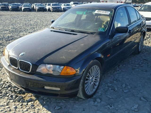 WBAAV53461JS91498 - 2001 BMW 330 BLACK photo 2