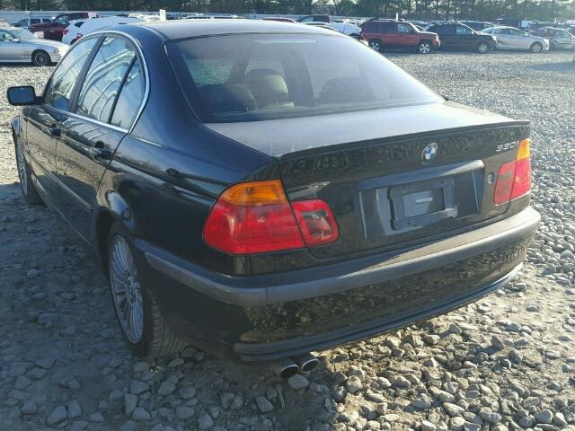 WBAAV53461JS91498 - 2001 BMW 330 BLACK photo 3