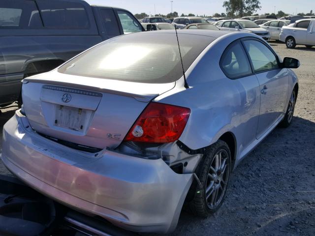 JTKDE177550059525 - 2005 TOYOTA SCION TC 银色 照片 4