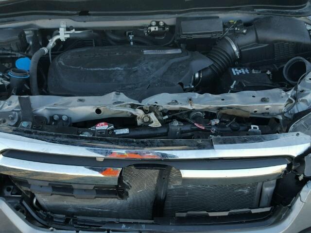 5FPYK3F53HB002346 - 2017 HONDA RIDGELINE SILVER photo 7