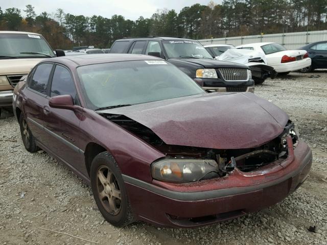 2G1WH55K539236432 - 2003 CHEVROLET IMPALA LS BURGUNDY photo 1