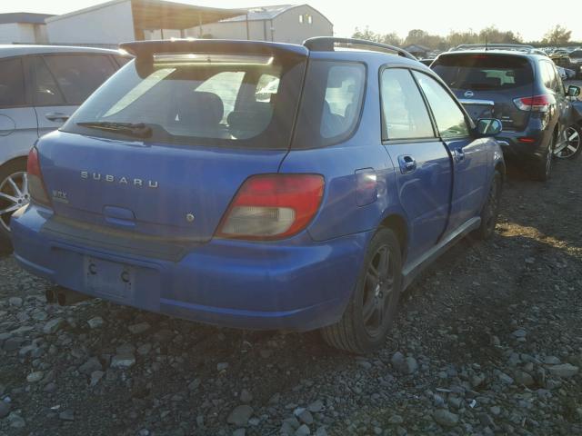 JF1GG29662H802530 - 2002 SUBARU IMPREZA WR BLUE photo 4