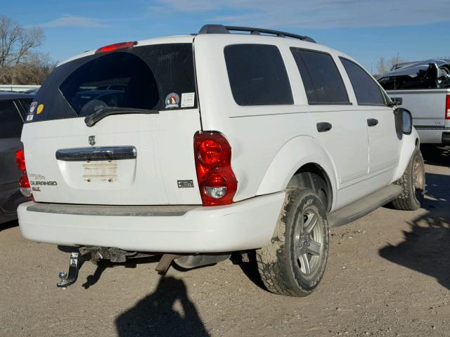 1D4HB48D94F214454 - 2004 DODGE DURANGO SL WHITE photo 4