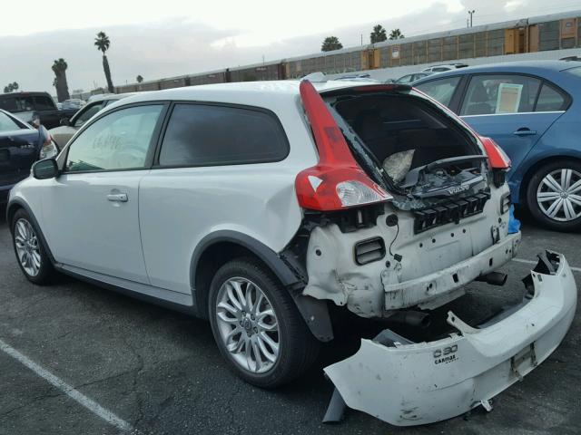 YV1MK672682062986 - 2008 VOLVO C30 T5 WHITE photo 3