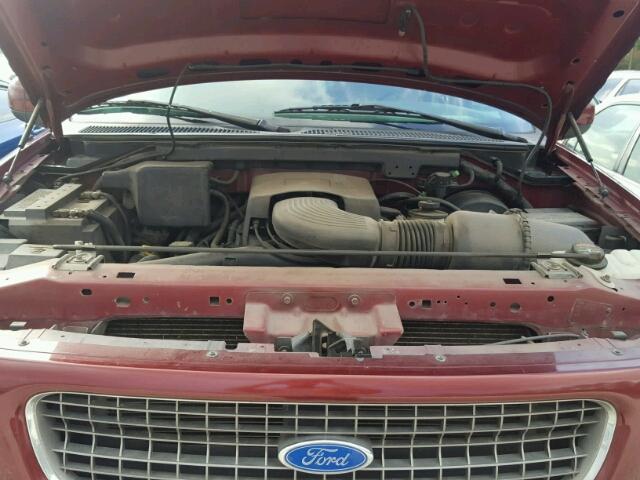 1FMFU18L5VLB14564 - 1997 FORD EXPEDITION BURGUNDY photo 7