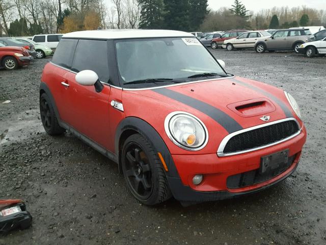 WMWMF73548TT92164 - 2008 MINI COOPER S RED photo 1