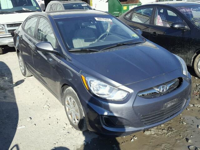 KMHCT4AE9CU040477 - 2012 HYUNDAI ACCENT GLS GRAY photo 1