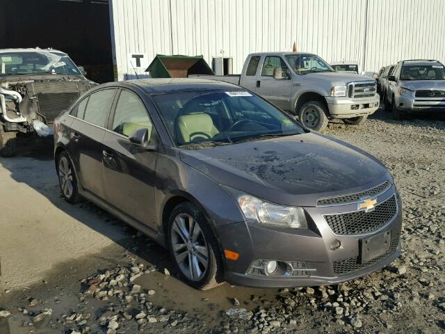 1G1PH5S98B7207612 - 2011 CHEVROLET CRUZE LTZ GRAY photo 1