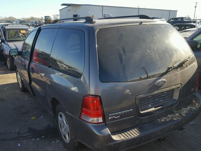 2FMZA51676BA15425 - 2006 FORD FREESTAR S GRAY photo 3