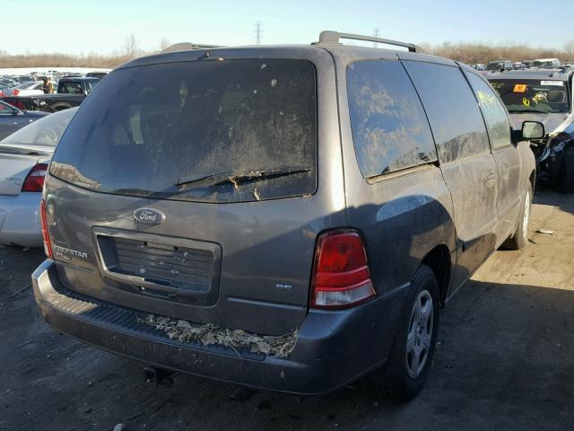 2FMZA51676BA15425 - 2006 FORD FREESTAR S GRAY photo 4