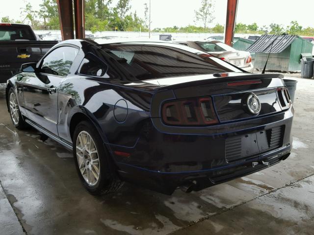 1ZVBP8AMXE5298276 - 2014 FORD MUSTANG BLACK photo 3