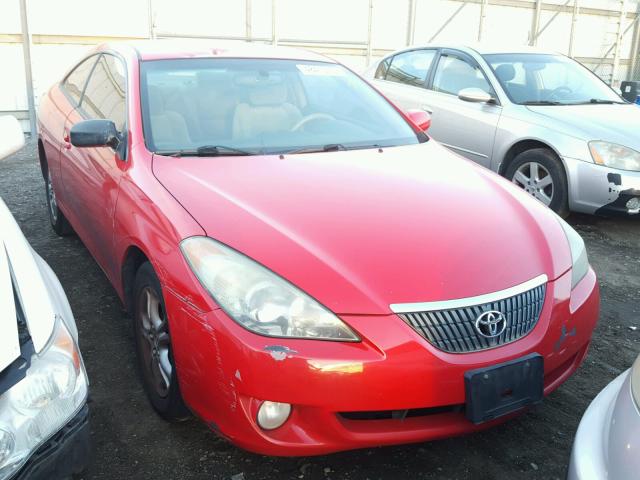 4T1CE38P74U857511 - 2004 TOYOTA CAMRY SOLA RED photo 1