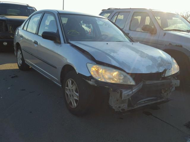 2HGES16404H545098 - 2004 HONDA CIVIC DX SILVER photo 1