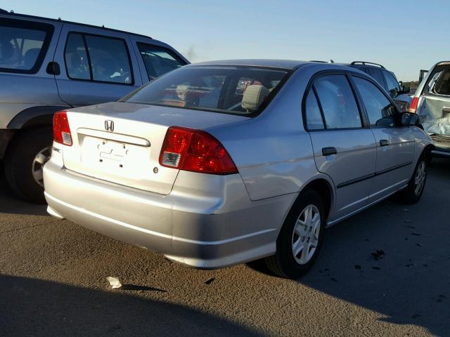 2HGES16404H545098 - 2004 HONDA CIVIC DX SILVER photo 4