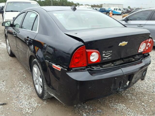 1G1ZB5E06CF266964 - 2012 CHEVROLET MALIBU LS BLACK photo 3