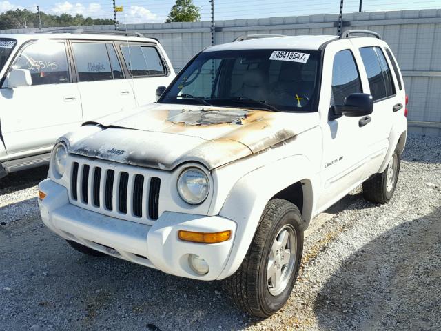 1J4GK58K22W336299 - 2002 JEEP LIBERTY LI WHITE photo 2