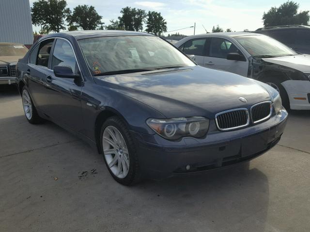 WBAGL63555DP74595 - 2005 BMW 745 I BLUE photo 1