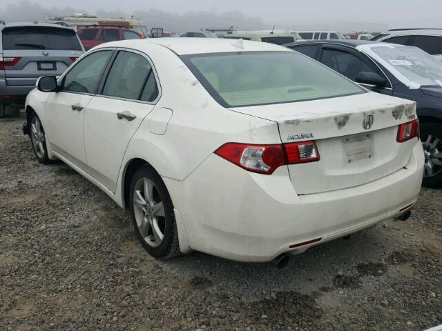 JH4CU266X9C028682 - 2009 ACURA TSX WHITE photo 3