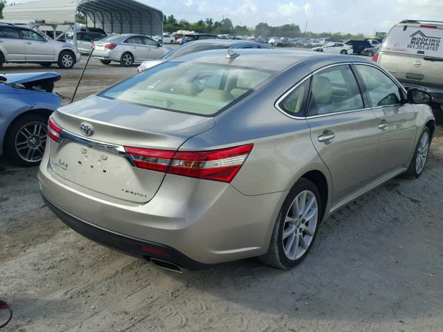 4T1BK1EB7DU039391 - 2013 TOYOTA AVALON BAS GOLD photo 4