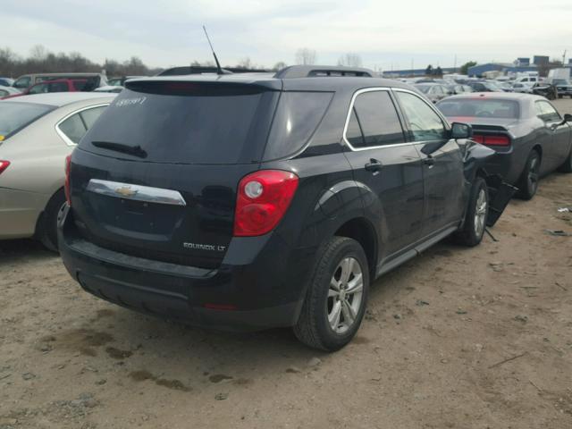 2GNALDEKXD6100236 - 2013 CHEVROLET EQUINOX LT BLACK photo 4